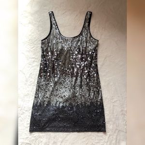 Sequin fitted dress